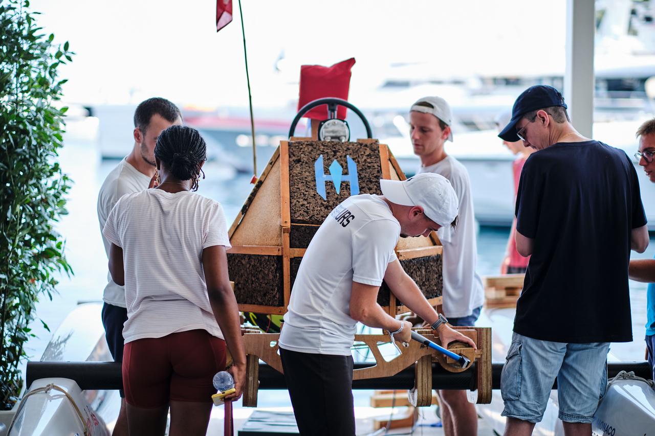 L'équipe HydroVinci à Monaco